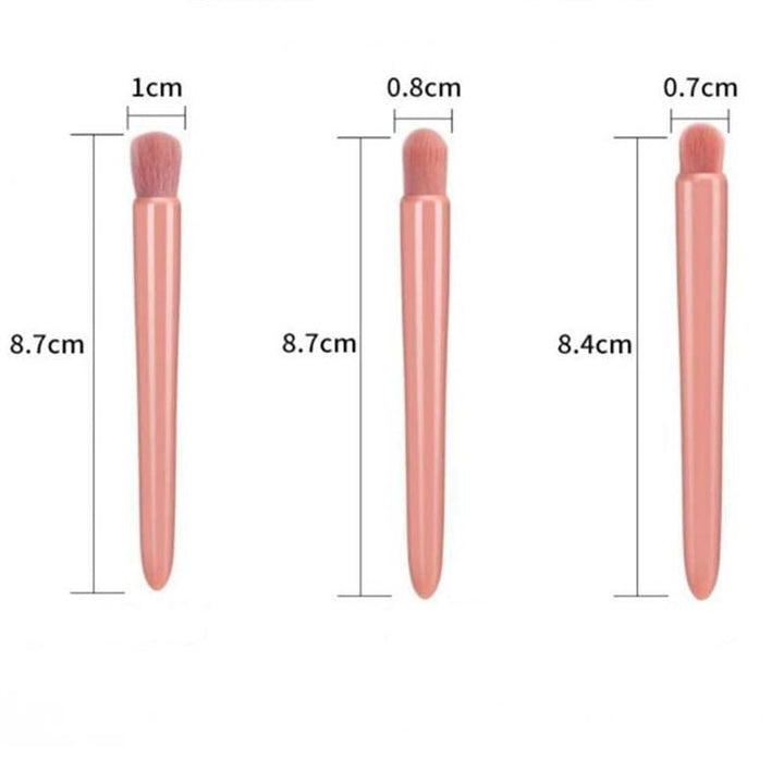 Technique PRO Travel Makeup Brush Set with 5 Brushes and Mirror - | Fashiongirl