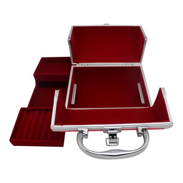 UNIQ Beauty Box / Aluminium jewellery box, pink - Jewelry Box
