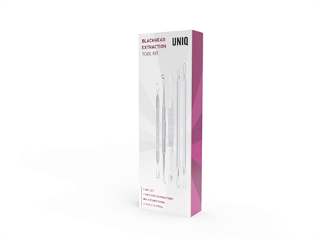 UNIQ Complete Blackhead Remover Kit with Comedon Spear - | Fashiongirl