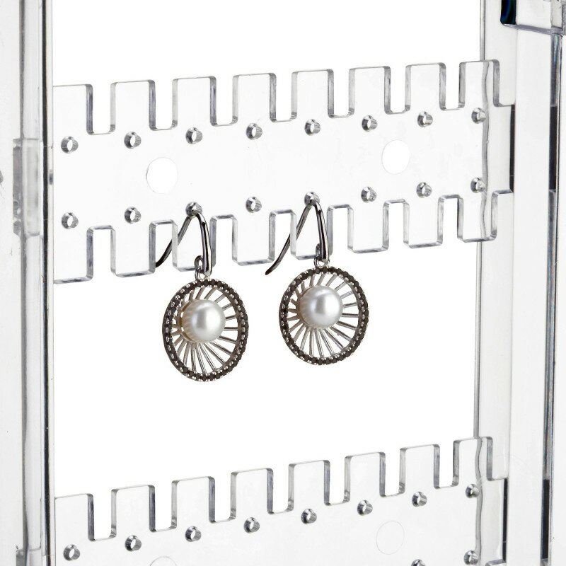 UNIQ Foldable jewellery stand for earrings &amp; necklaces - 2 sides - | Fashiongirl