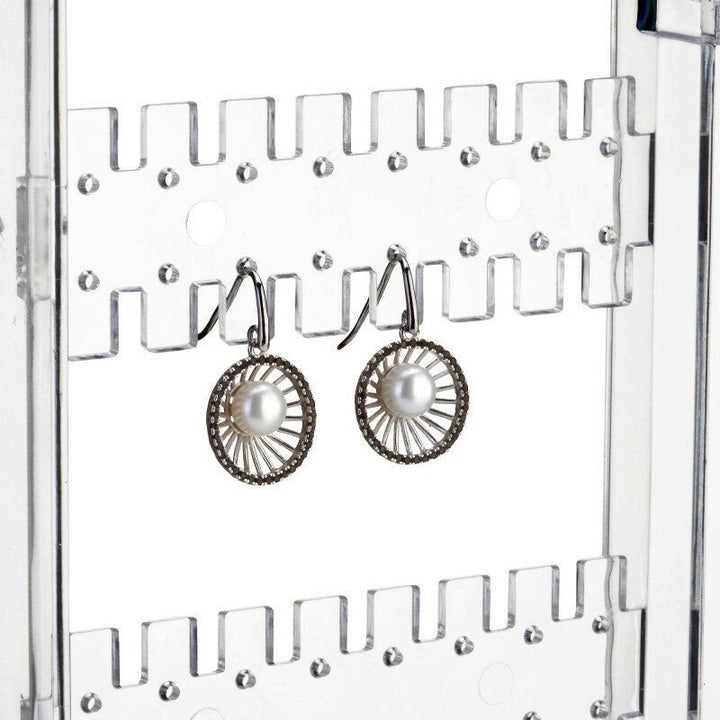 UNIQ Foldable jewellery stand for earrings &amp; necklaces - 2 sides - | Fashiongirl