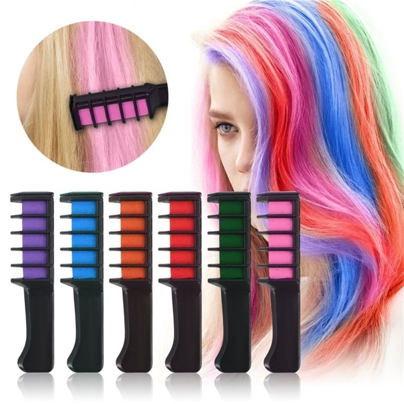 UNIQ Hair Brush with Hair Crayon - 6 colours - Hair Styling tool | Fashiongirl