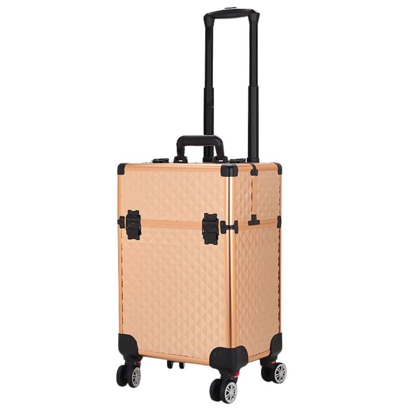 UNIQ Makeup Trolley - Aluminium, Rose Gold - | Fashiongirl