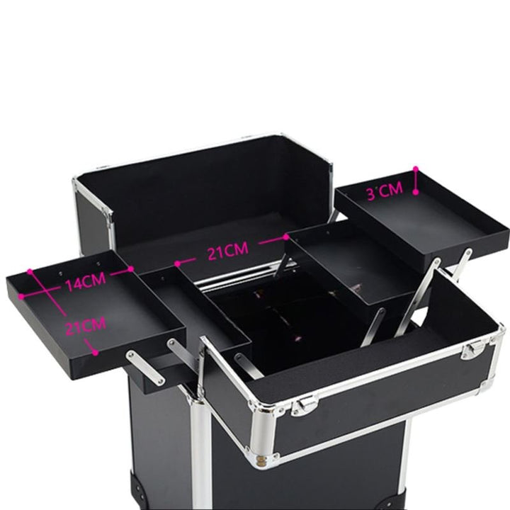 UNIQ Makeup Trolley - Aluminium, Rose Gold - | Fashiongirl