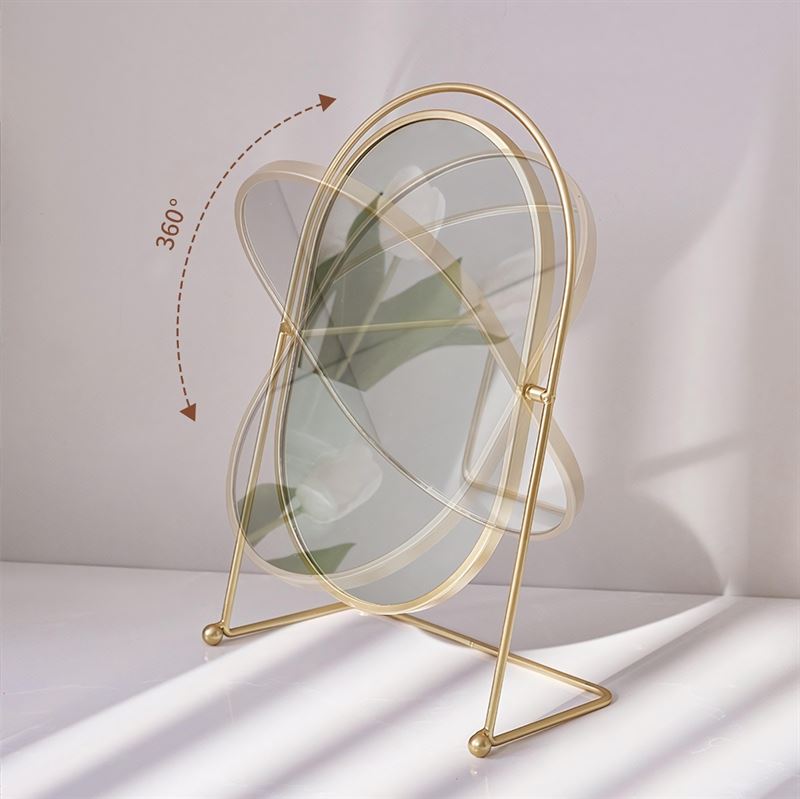 UNIQ Oval Lux Table Mirror - Black - | Fashiongirl