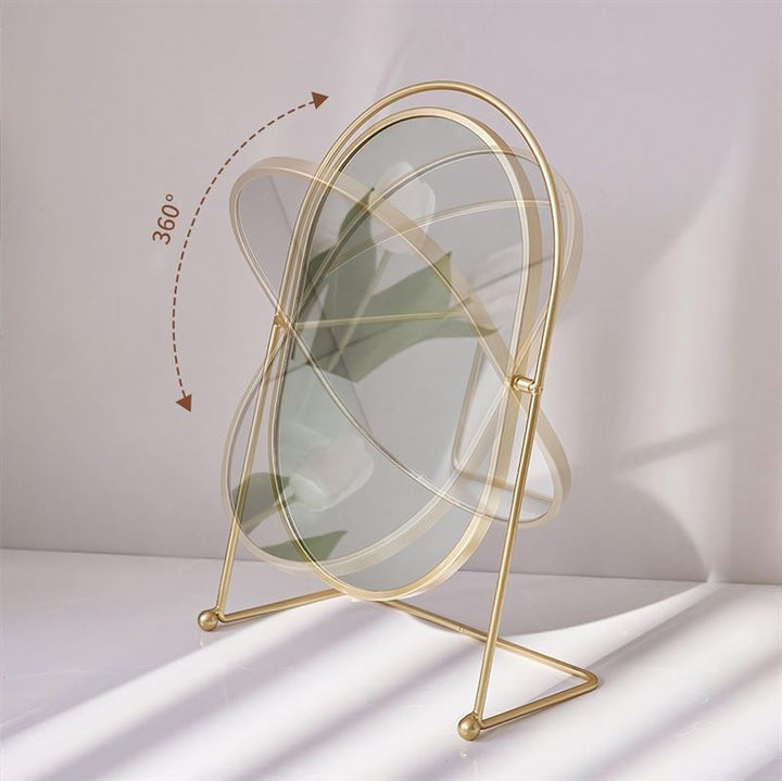 UNIQ Oval Lux Table Mirror - Black - | Fashiongirl
