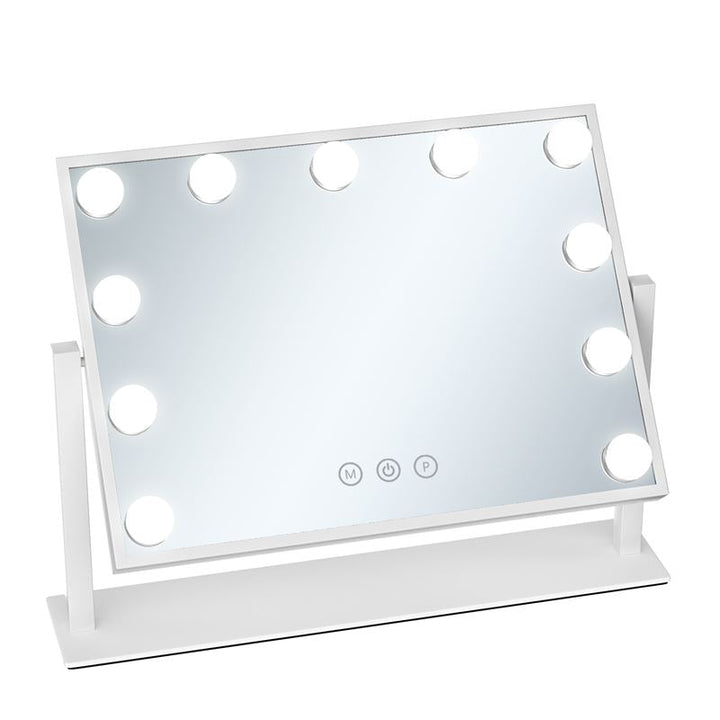 UNIQ Paris Make - up mirror with 11 LED bulbs - White - | Fashiongirl