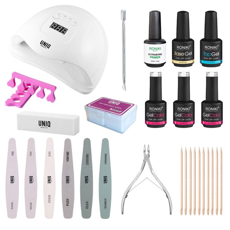 UNIQ Premium Gel Polish Starter Kit - Make Gel Polish at home - | Fashiongirl