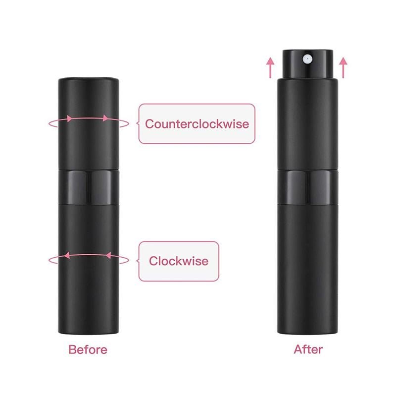 UNIQ Travel bottle for perfume refill with pump 8 ml - Pink - | Fashiongirl