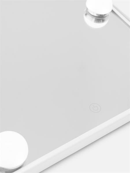 UNIQ XL Hollywood make - up mirror with 6 LED bulbs and touch function - White - | Fashiongirl