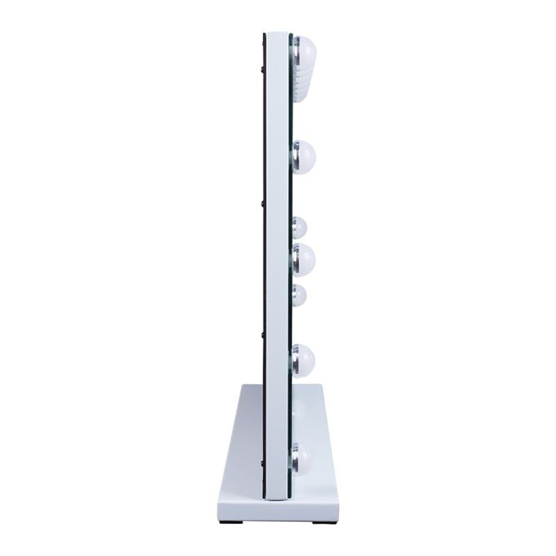 UNIQ XL Hollywood Vanity Mirror with 15 LED bulbs and touch function - White - Mirror