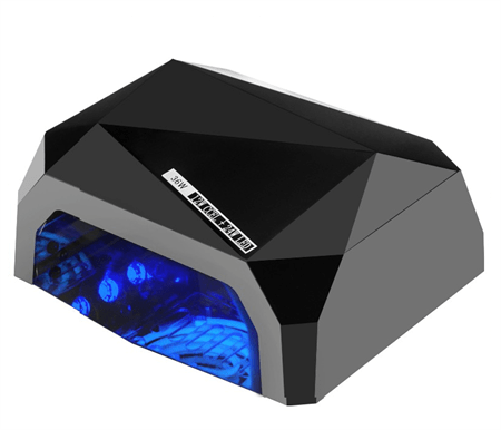 UV Lamp nail dryer with LED light, 36 watts, Black - | Fashiongirl