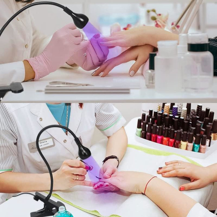 UV LED Mini Nail Lamp - Compact and efficient for nails and gel polish (Black) - | Fashiongirl