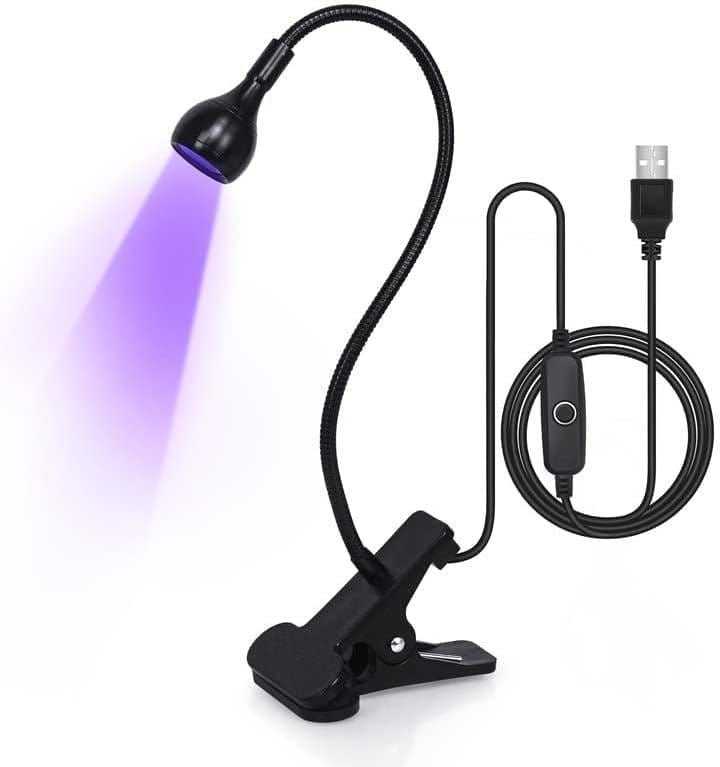 UV LED Mini Nail Lamp - Compact and efficient for nails and gel polish (Black) - | Fashiongirl