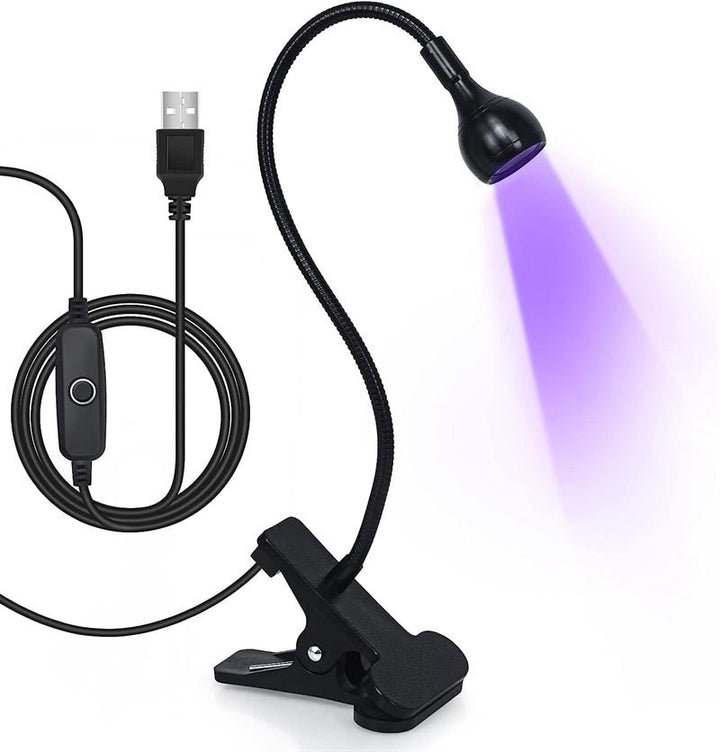 UV LED Mini Nail Lamp - Compact and efficient for nails and gel polish (Black) - | Fashiongirl