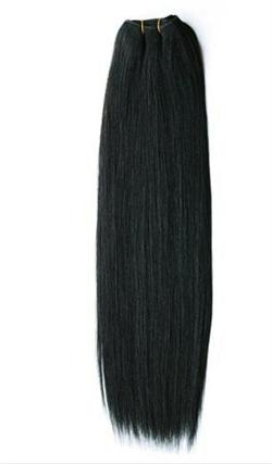 Trense Weft Hair Extensions 50 cm Black 1#