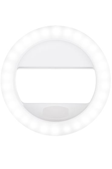 Selfie LED Light Ring for Smartphones - Rechargeable