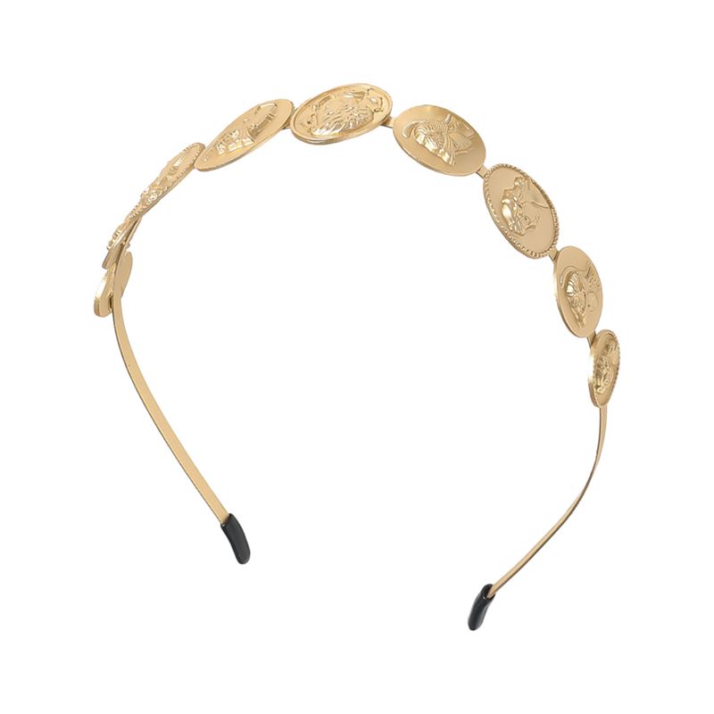 Chris Rubin Gold Hairband - Coins