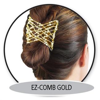  EZ Combs Elastic Hair Comb - Gold