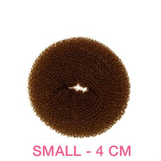 Hair Donut - Black - 4 cm