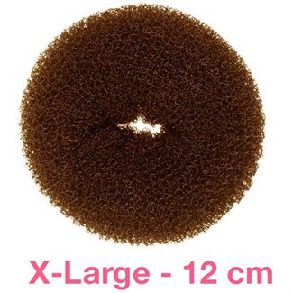 12 cm Hair Donut - Brown