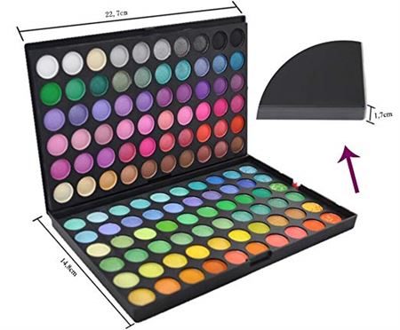 Deluxe 120 Color Palette Eyeshadow - Mega Eyeshadow Palette