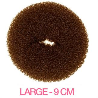 Hair Donut - Brown - 9 cm