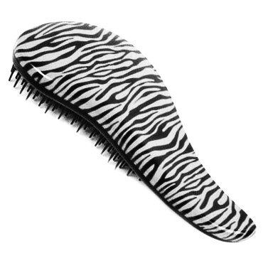 Detangles Hairbrush - Lilla Zebra