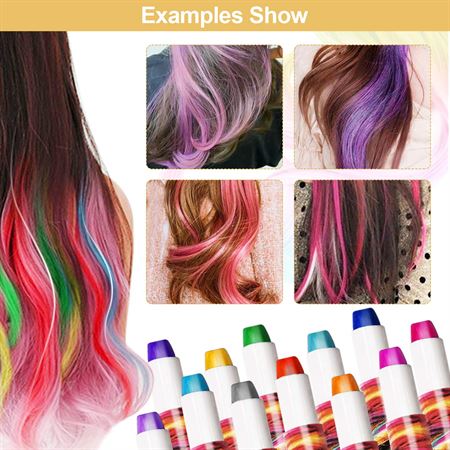 Hair Chalk - Hair Chalk Color Pen - 12 colors