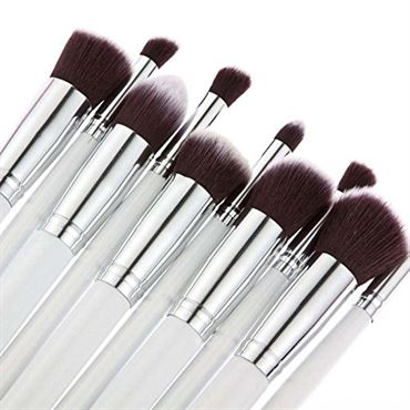 Technique PRO Makeup Brushes, Silver Edition - Set of 10