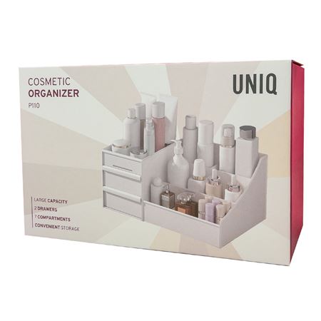 UNIQ Cosmetic Organizer, P110 - White