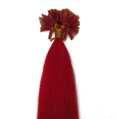 60 cm hot fusion hair extensions mailbox red