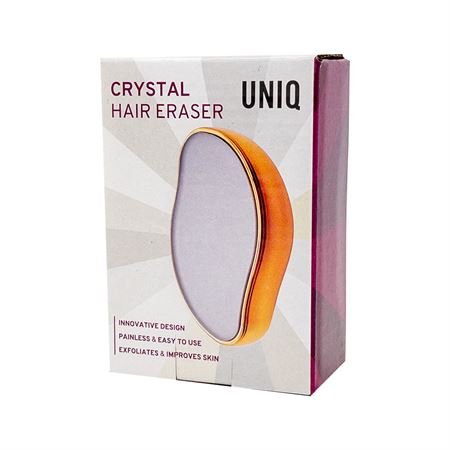 UNIQ Crystal Hair Eraser - Epilator with Crystal for Pain-Free Hair Removal - Gold
