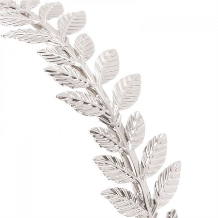 Hairband with silver leaves