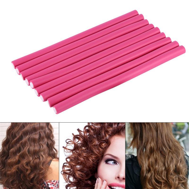 Bendy Flexible Rollers 6 pcs. - Foam Curlers / Papillotes - Create Curls Without Heat