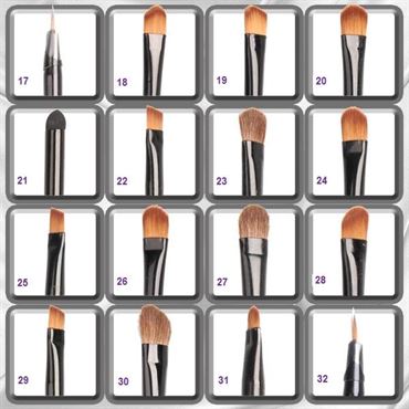 Technique PRO Makeup Brush Set - 32 pieces with black bag