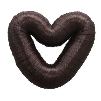 5 cm Heart Hair Donut w/ synthetic hair - more colors