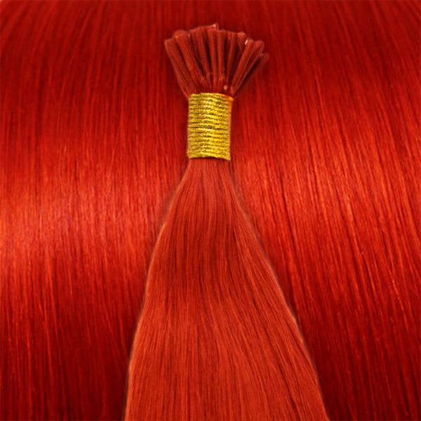 60 cm Cold Fusion Hair Extensions Mailbox Red
