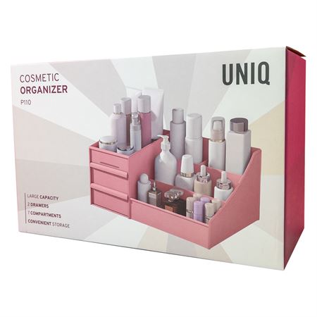 UNIQ Cosmetic Organizer, P110 - Pink