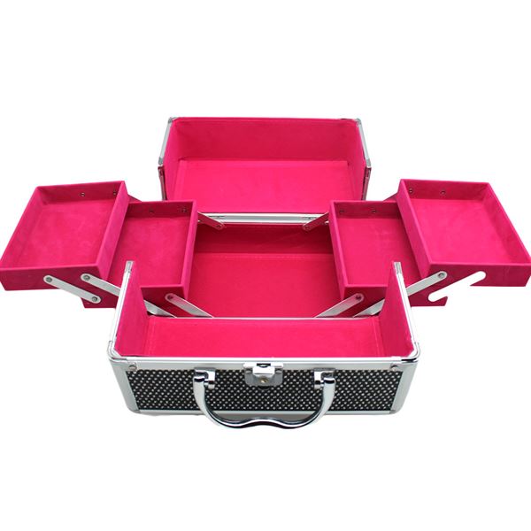 UNIQ Beauty Box / Jewelry Box in Aluminum, Pink