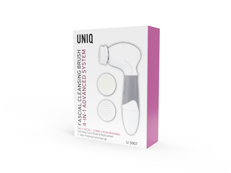 UNIQ 4-in-1 Electric Facial Brush / Cleansing Brush for Face and Body